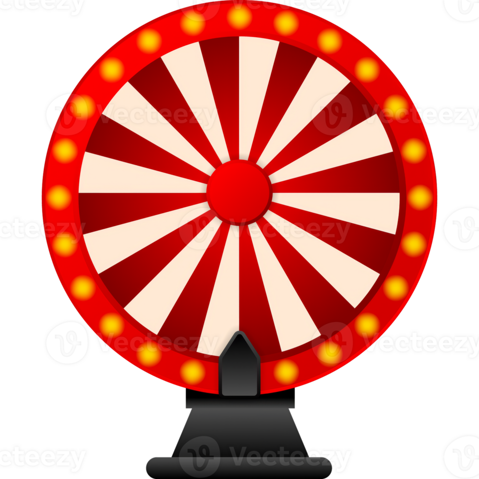 Fortune wheel in modern style. illustration 3d style. Modern 3d graphic png