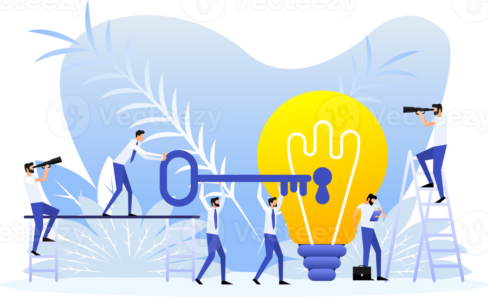 Business idea, finding solution png