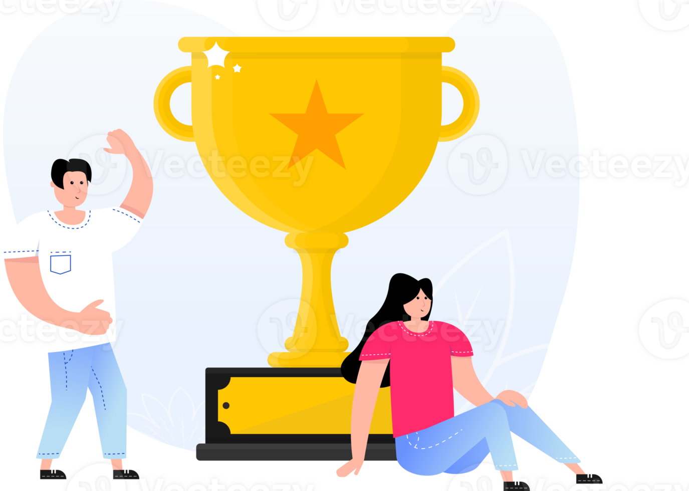 Reward and people for promotion png