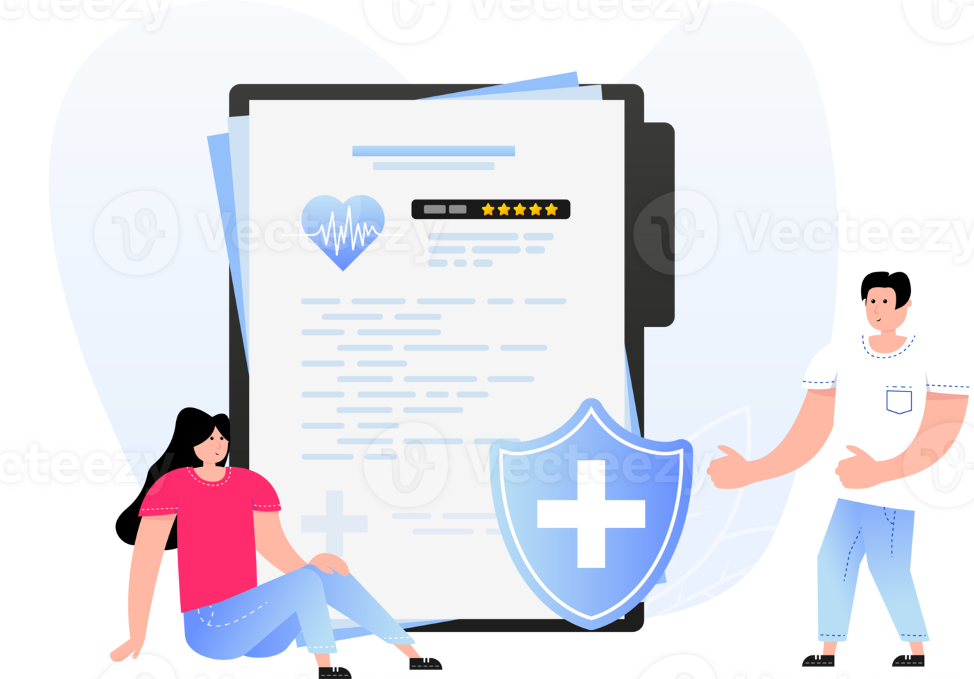 Medical Card and people. Insurance card png