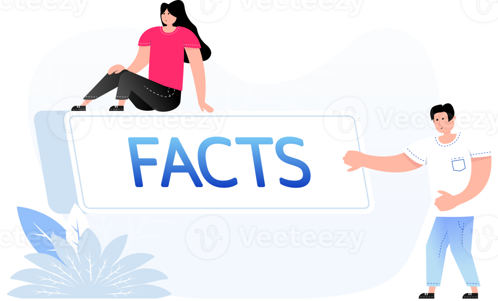 Facts with click here people png