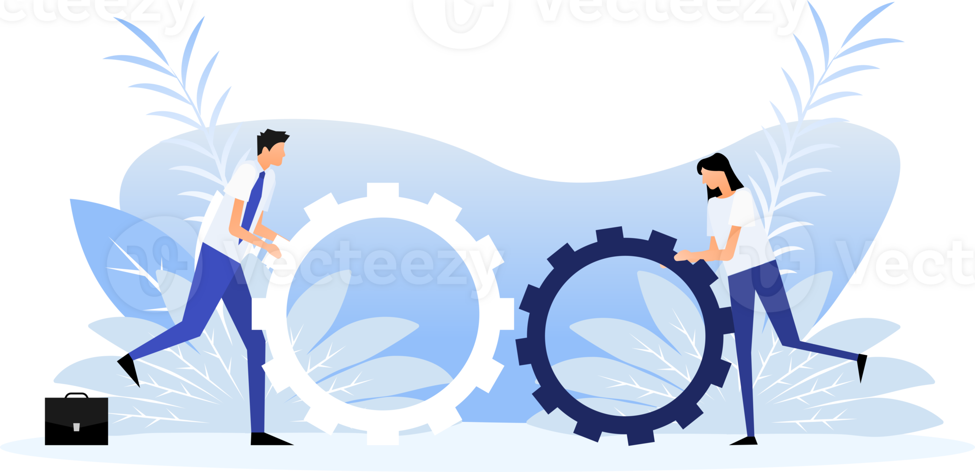 Hands putting puzzle pieces. Teamwork concept. illustration. png