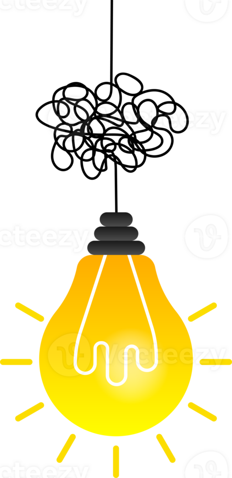 Idea brain. Creative thinking. Idea, solution. Positive, motivation. png
