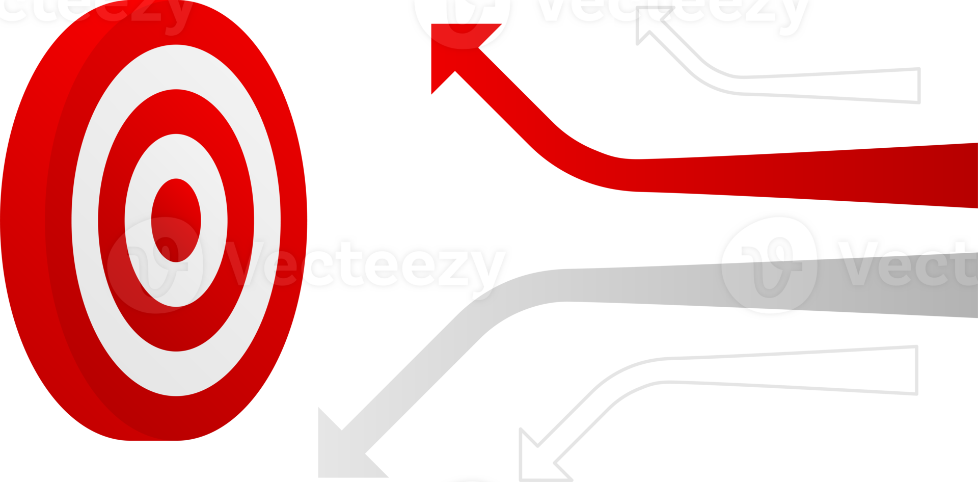 Target goal with arrow icon. Business concept. Shot miss. illustration. png