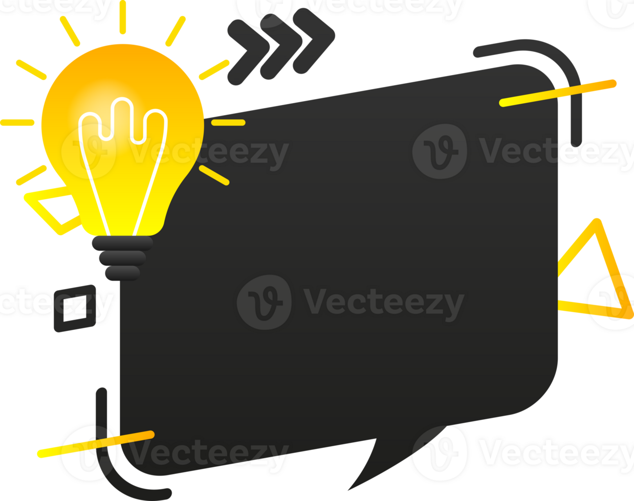 Idea brain. Creative thinking. Idea, solution. Positive, motivation. png
