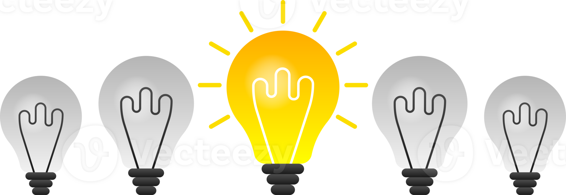 Idea brain. Creative thinking. Idea, solution. Positive, motivation. png