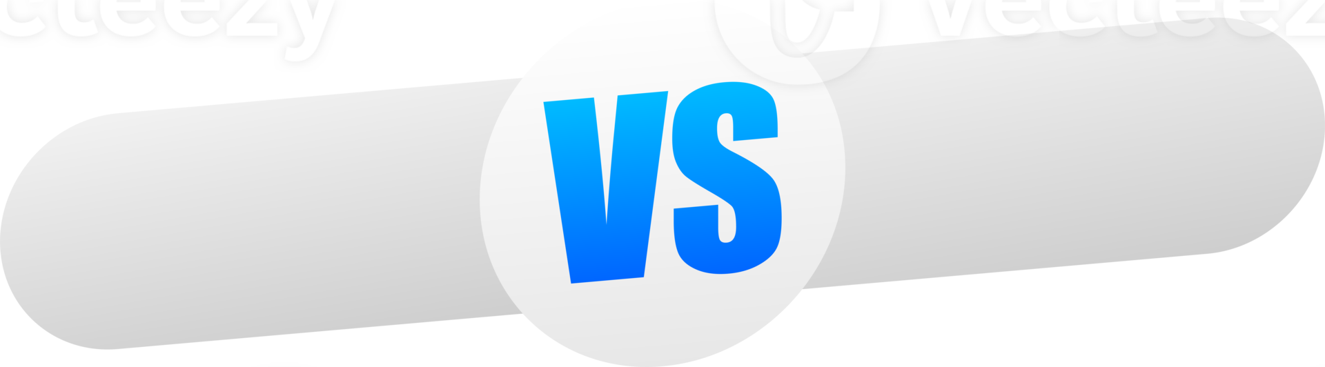 Versus logo vs letters for sports and fight competition. Battle vs match png