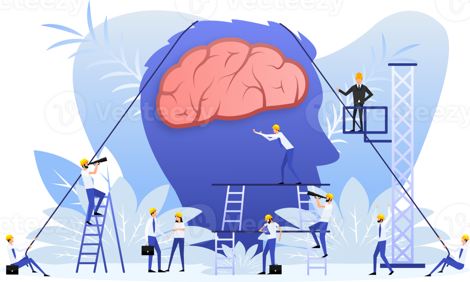 Idea brain. Creative thinking. Idea, solution. Positive, motivation. png