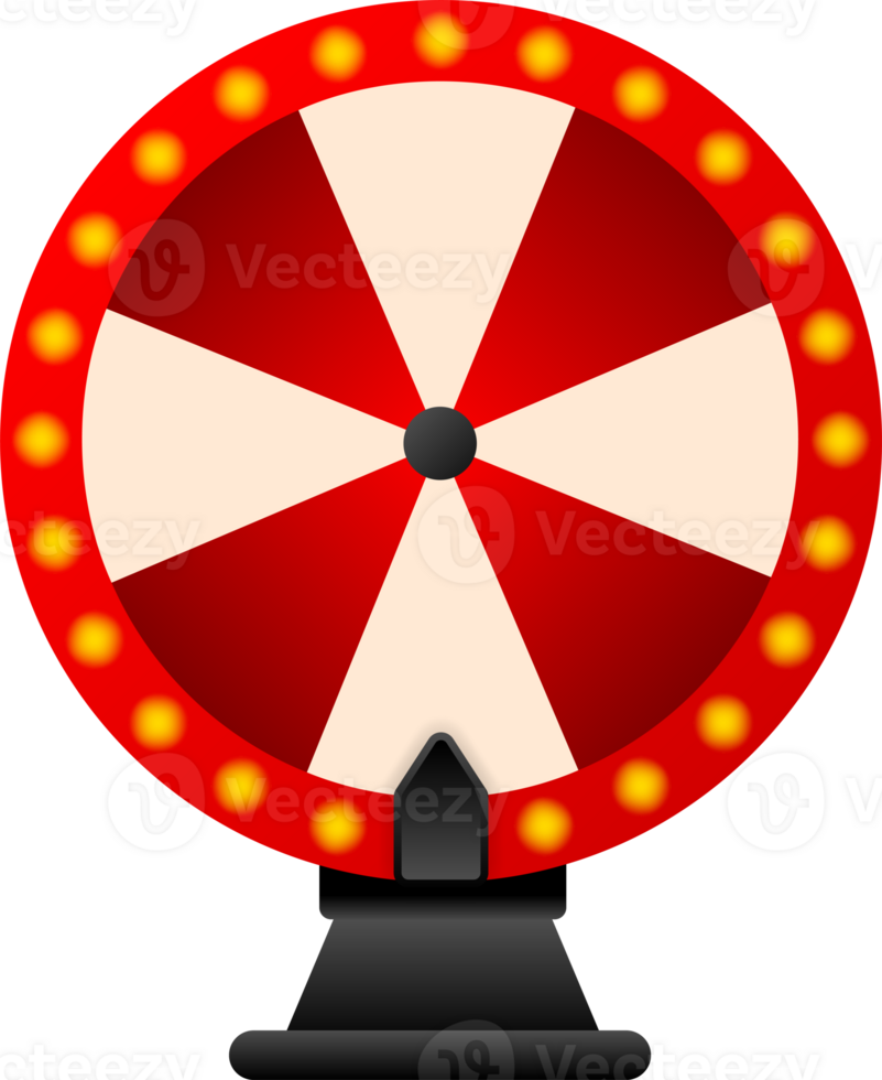 Fortune wheel in modern style. illustration 3d style. Modern 3d graphic png