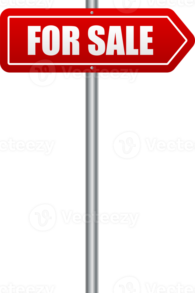 Flat for sale sign for banner design. Flat design. background. png