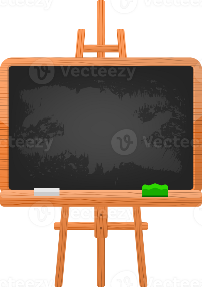 Green chalkboard. Back to school at a green school board. illustration. png