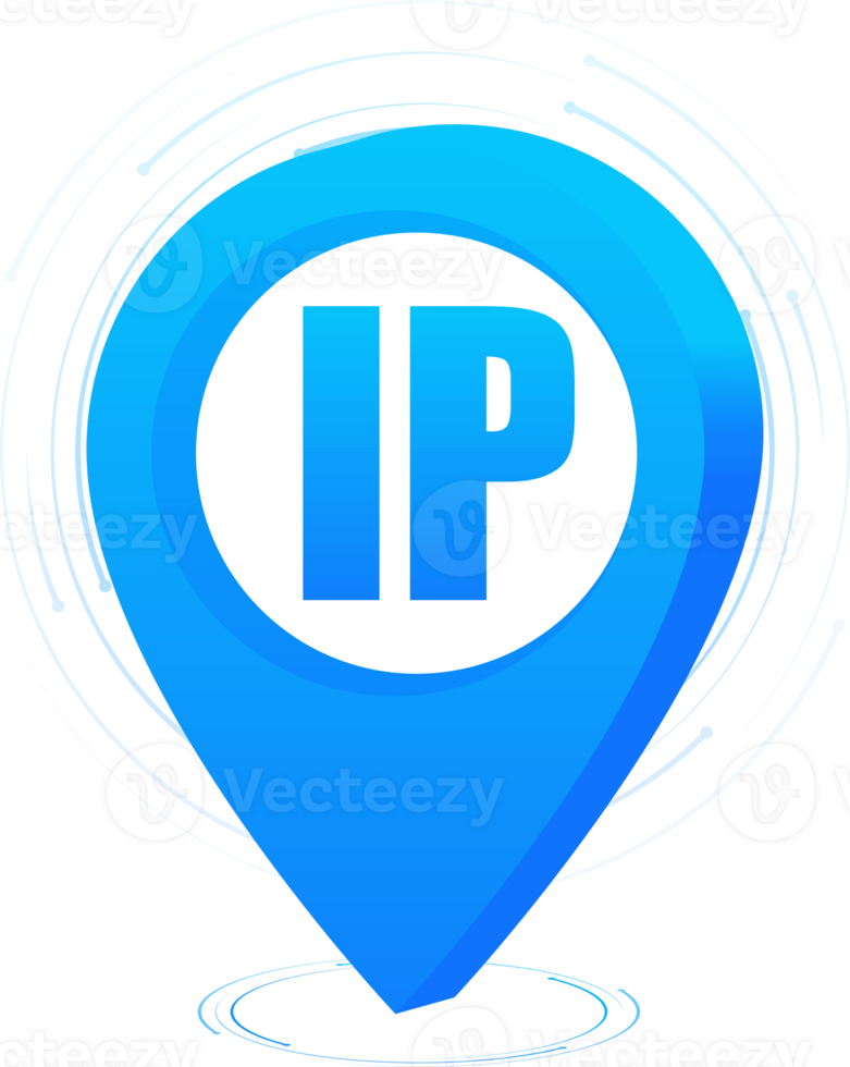IP address point. Data And Networks. Online privacy and anonymity. illustration. png