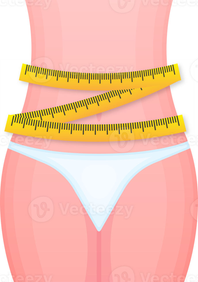 Weight loss program, diet. Fitness or liposuction. illustration. png