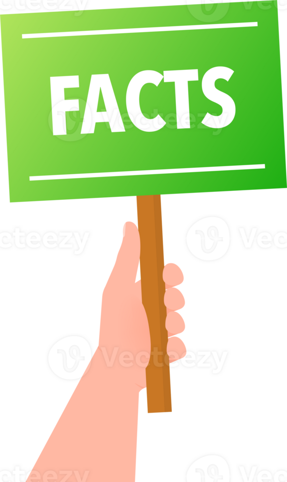 Facts vs myths, fact-checking. Check mark. Fake news. Rumors comparing with true information. Facts vs myths label. png