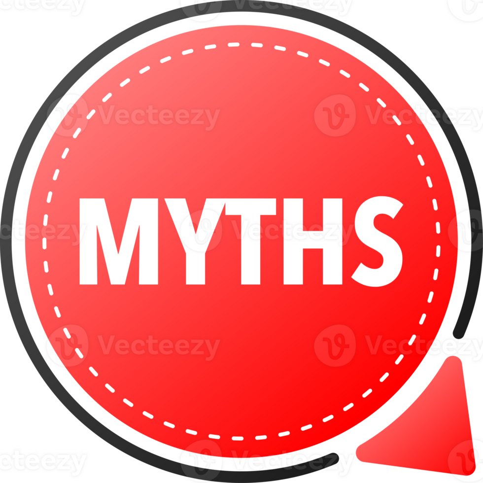 Facts vs myths, fact-checking. Check mark. Fake news. Rumors comparing with true information. Facts vs myths label. png