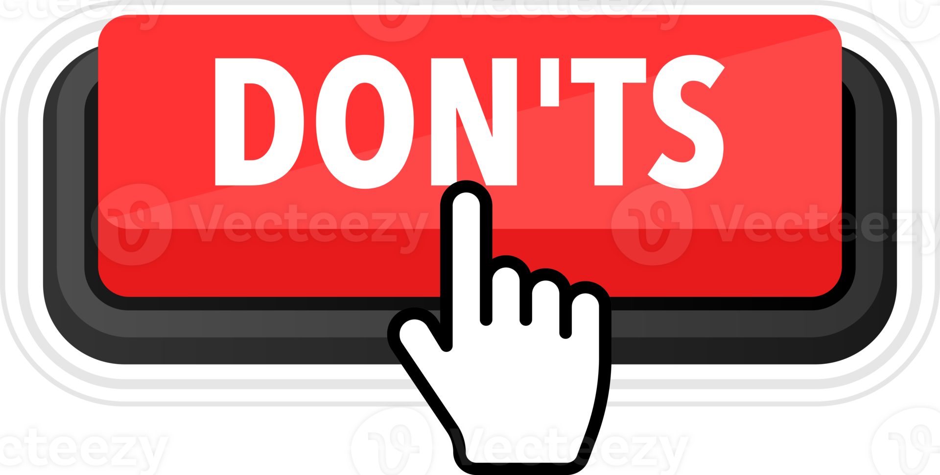Dos and donts button. Good and Bad Icon. Positive and negative sign. png