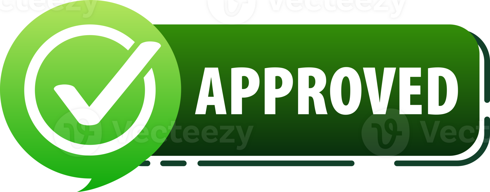 Approved rejected label, sign. Check mark, approval sign. png