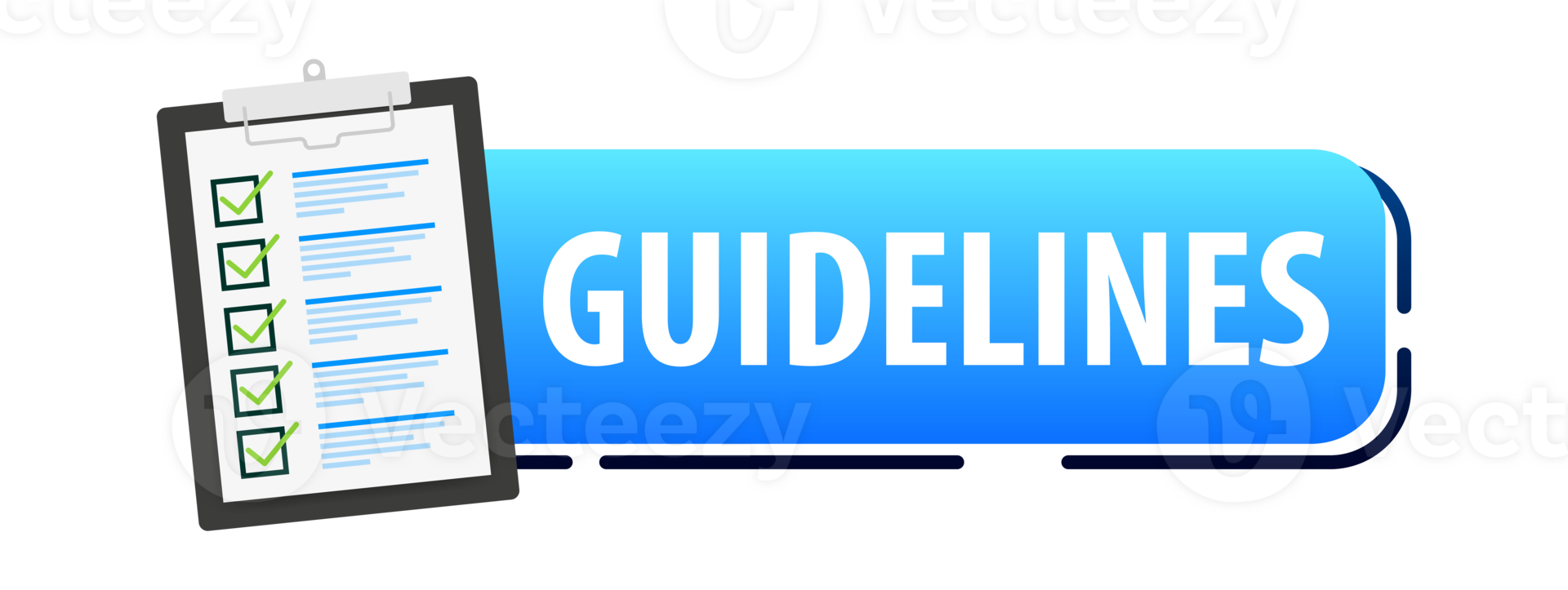Guidelines document. Business guide standard. illustration. png