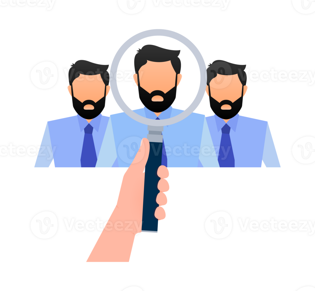 Find person for job. We are hiring. Searching for professional stuff. png