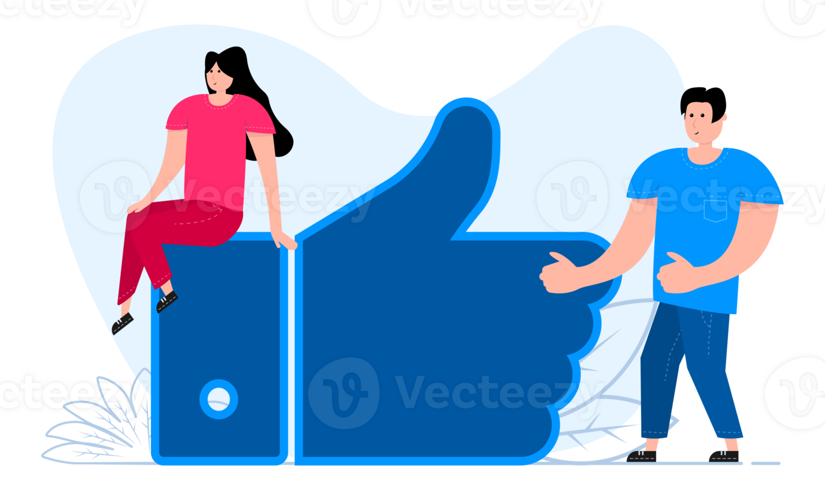 Social media like, community. Loyalty of blog audience. Attract followers. Giving support to top service. png