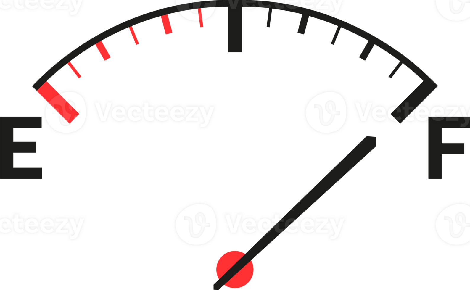 Car fuel tank indicator with gas. Gauge of fuel. Dial of measurement, level, control power. png