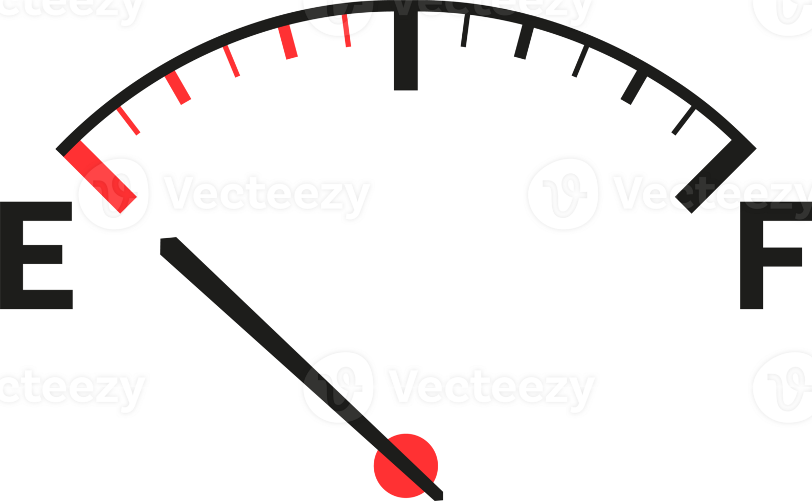 Car fuel tank indicator with gas. Gauge of fuel. Dial of measurement, level, control power. png
