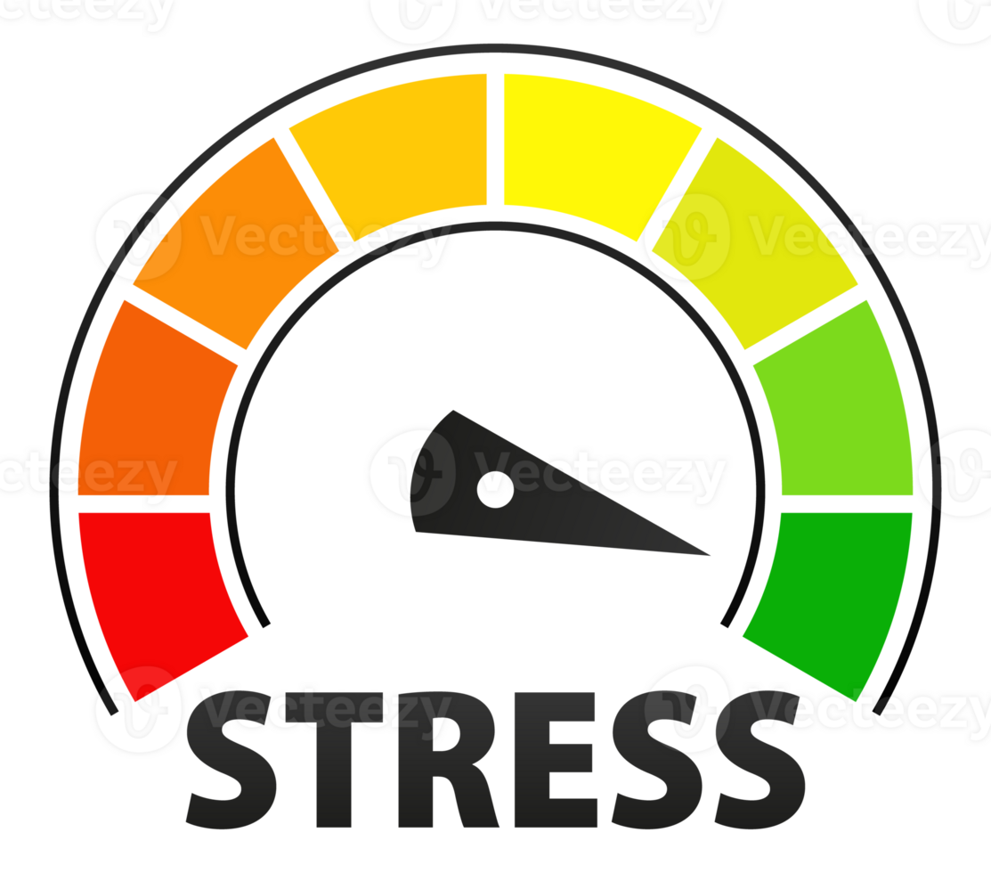 Stress scale test. Prevent stress level. png