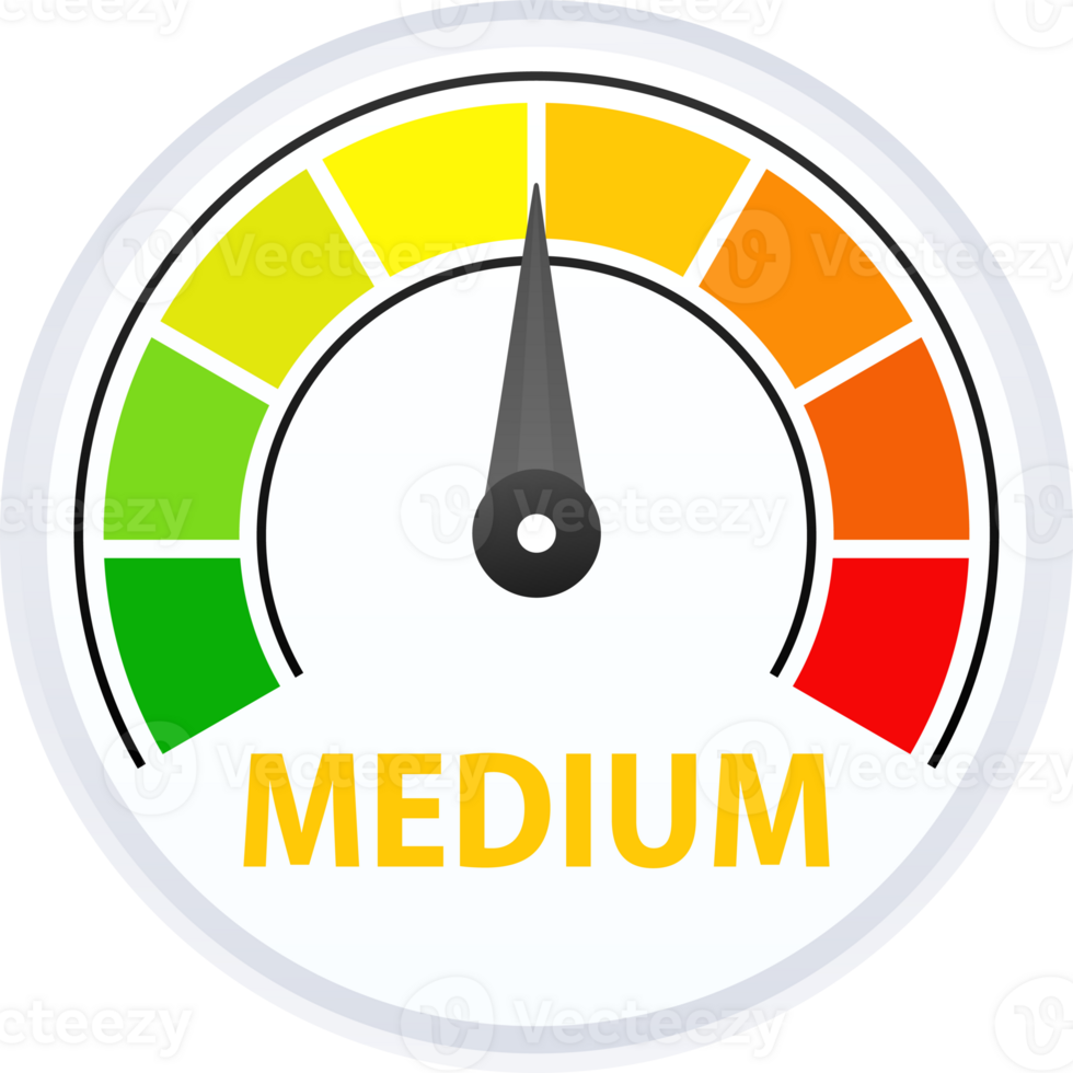 Low, Medium and High gauges speedometer, indicators. Rating Speed Meter. png