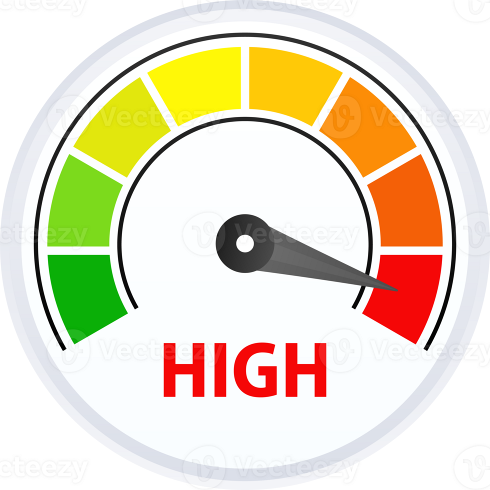 Low, Medium and High gauges speedometer, indicators. Rating Speed Meter. png