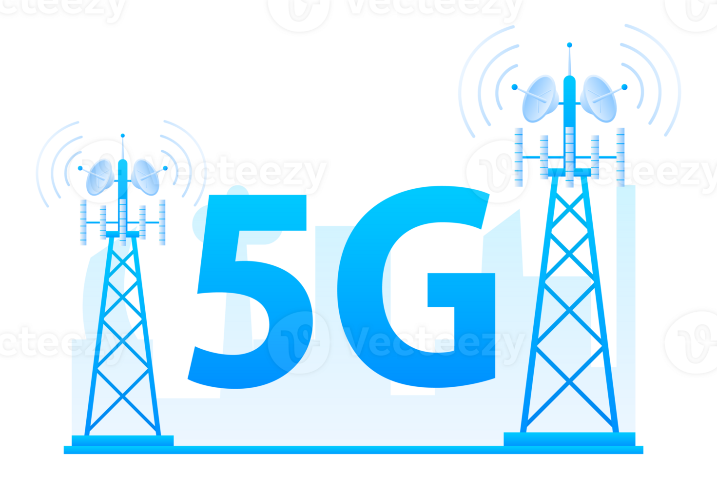 5g network technology. Internet systems telecommunication service png