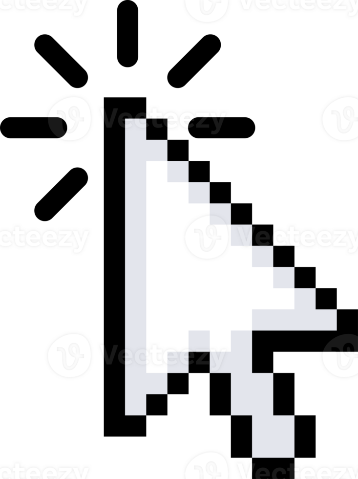 Computer mouse click cursor. Click arrow. Pointer cursor png