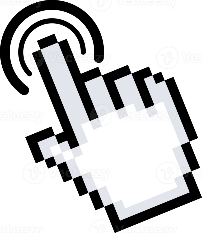 Computer mouse click cursor. Click arrow. Pointer cursor png