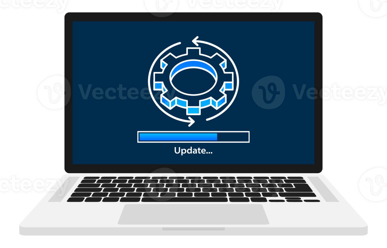 System software update and upgrade. Install new software. Installing app patch png