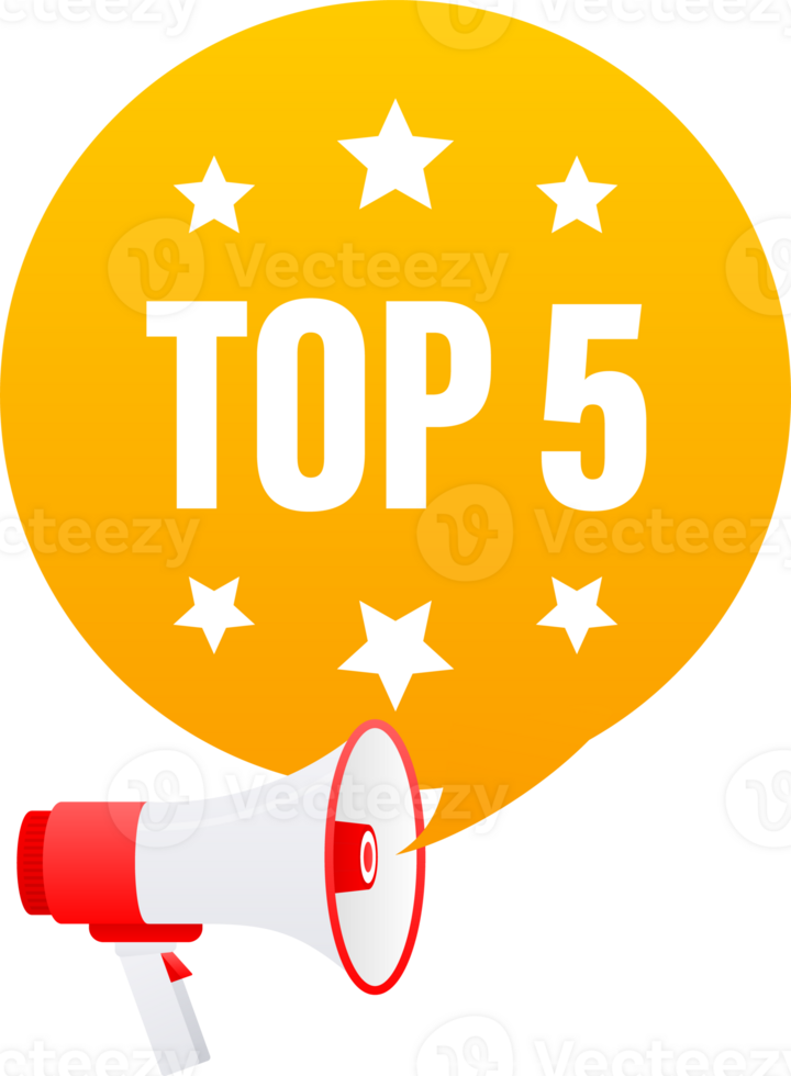 TOP banner. Chart leader rating. Top 3 5 10 20 100 png