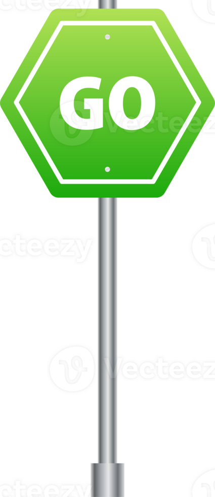 Go, wait, stop road traffic sign. Traffic regulatory warning png