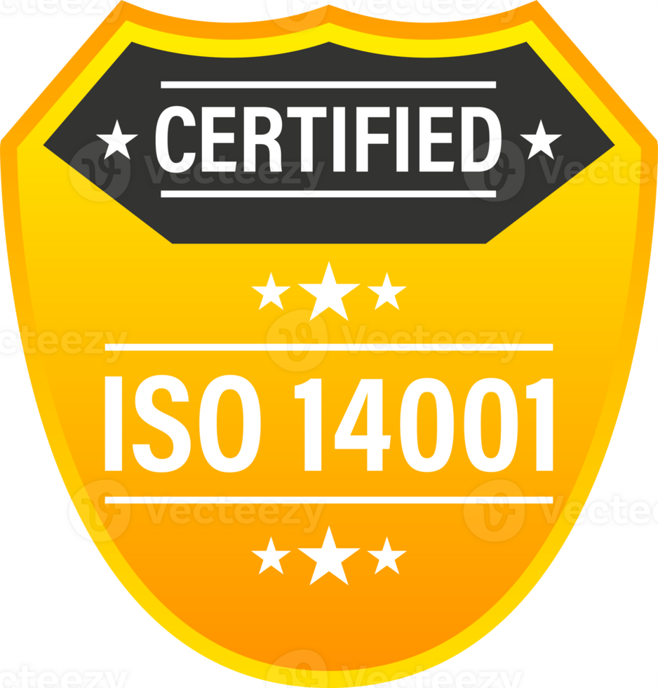ISO certified set stamp and labels. Quality management system certified png