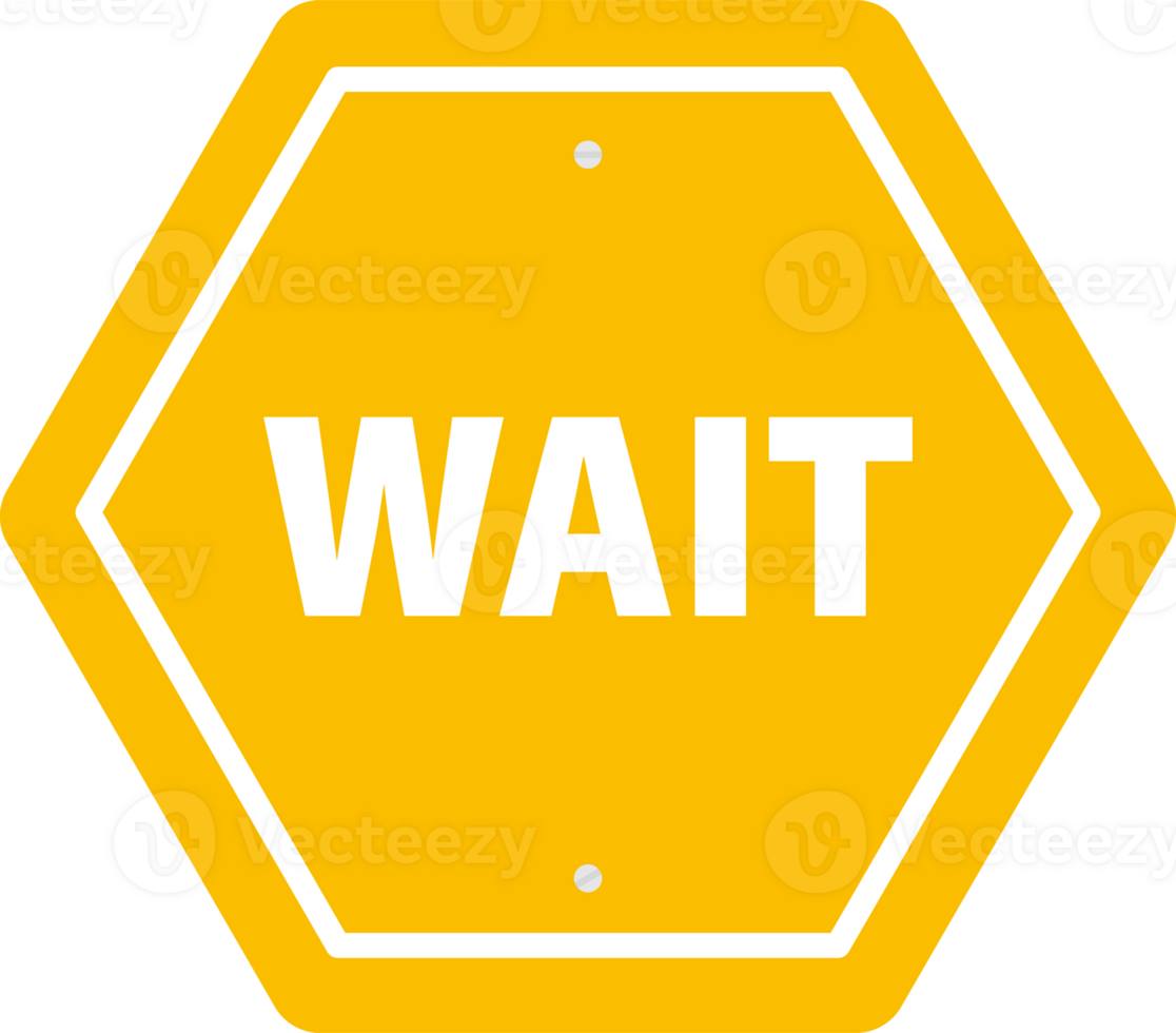 Go, wait, stop road traffic sign. Traffic regulatory warning png