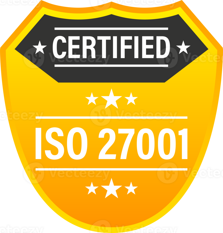 ISO certified set stamp and labels. Quality management system certified png