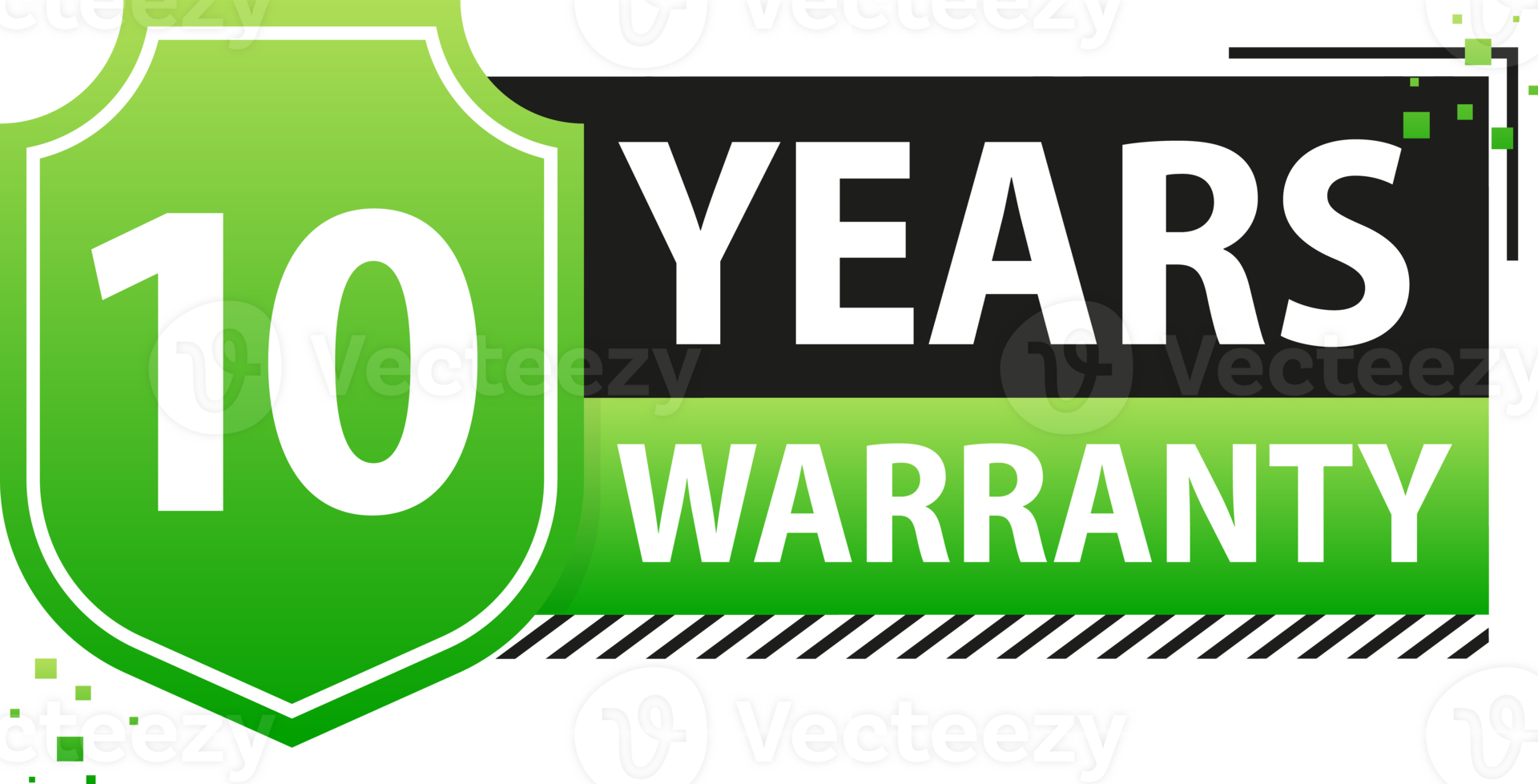 Years warranty shield label. Assuring Quality and Durability with Extended Warranty Coverage png