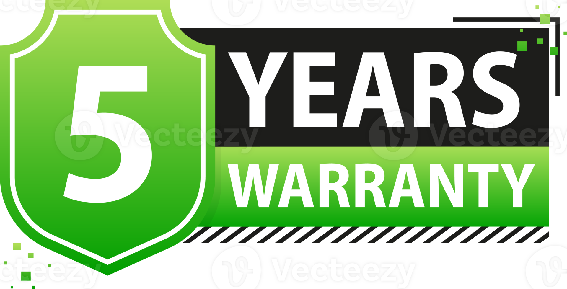 Years warranty shield label. Assuring Quality and Durability with Extended Warranty Coverage png