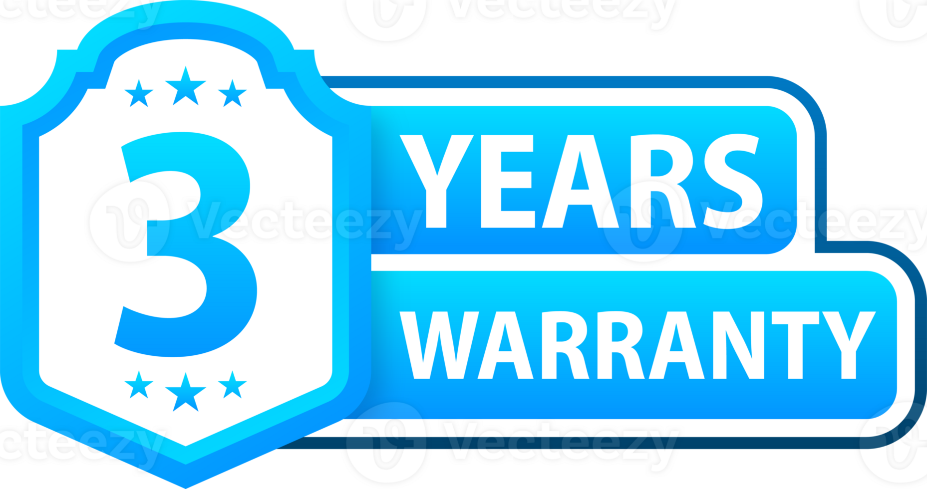 Years warranty shield label. Assuring Quality and Durability with Extended Warranty Coverage png