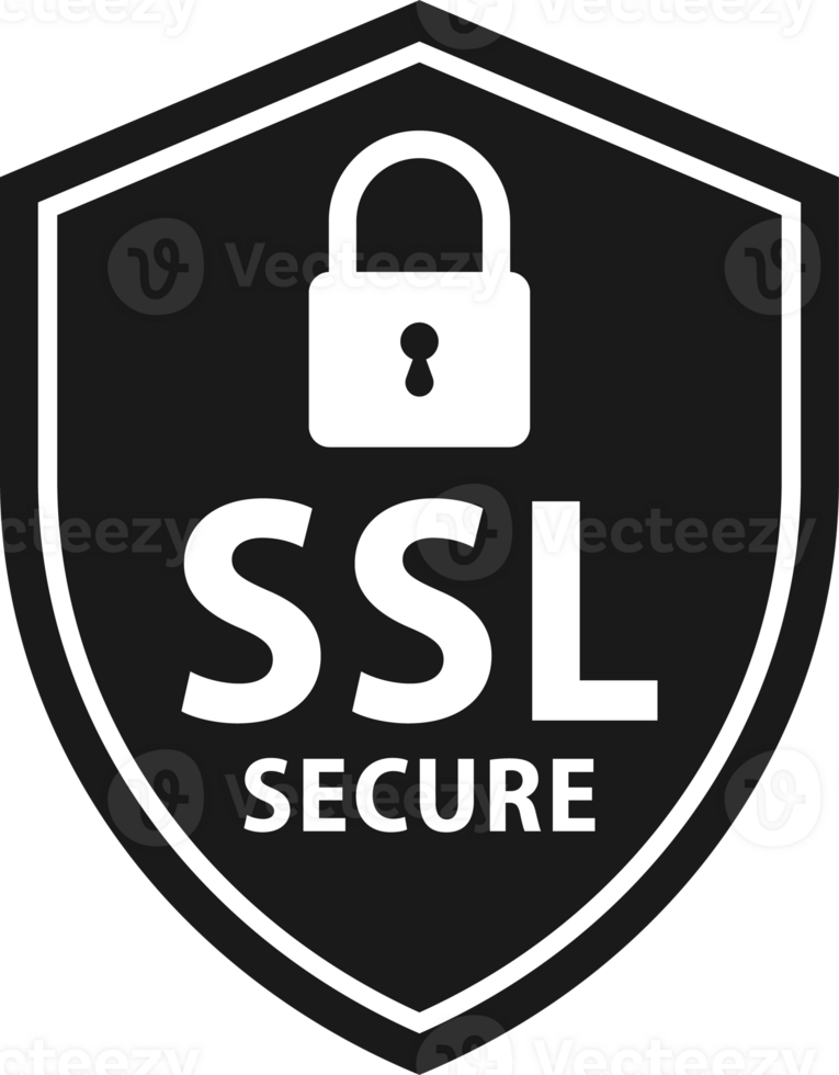 Secure connection. SSL shield protected. https certificate privacy icon. Ssl safe png