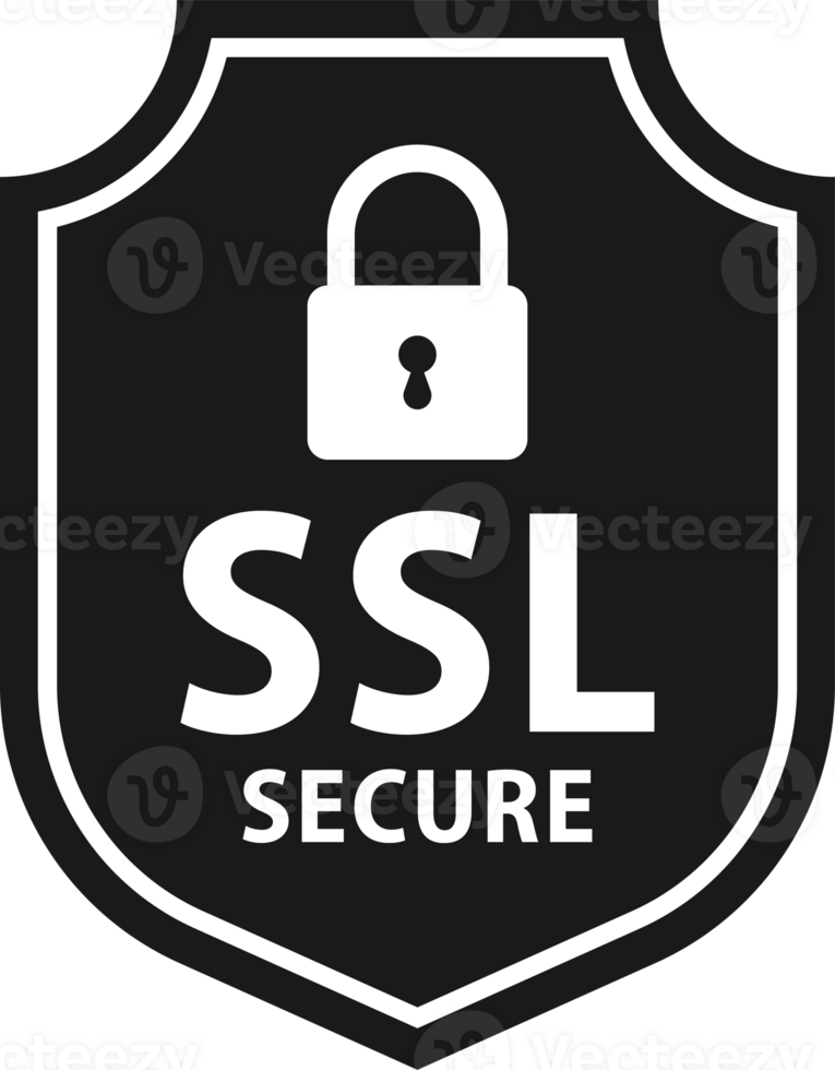 Secure connection. SSL shield protected. https certificate privacy icon. Ssl safe png