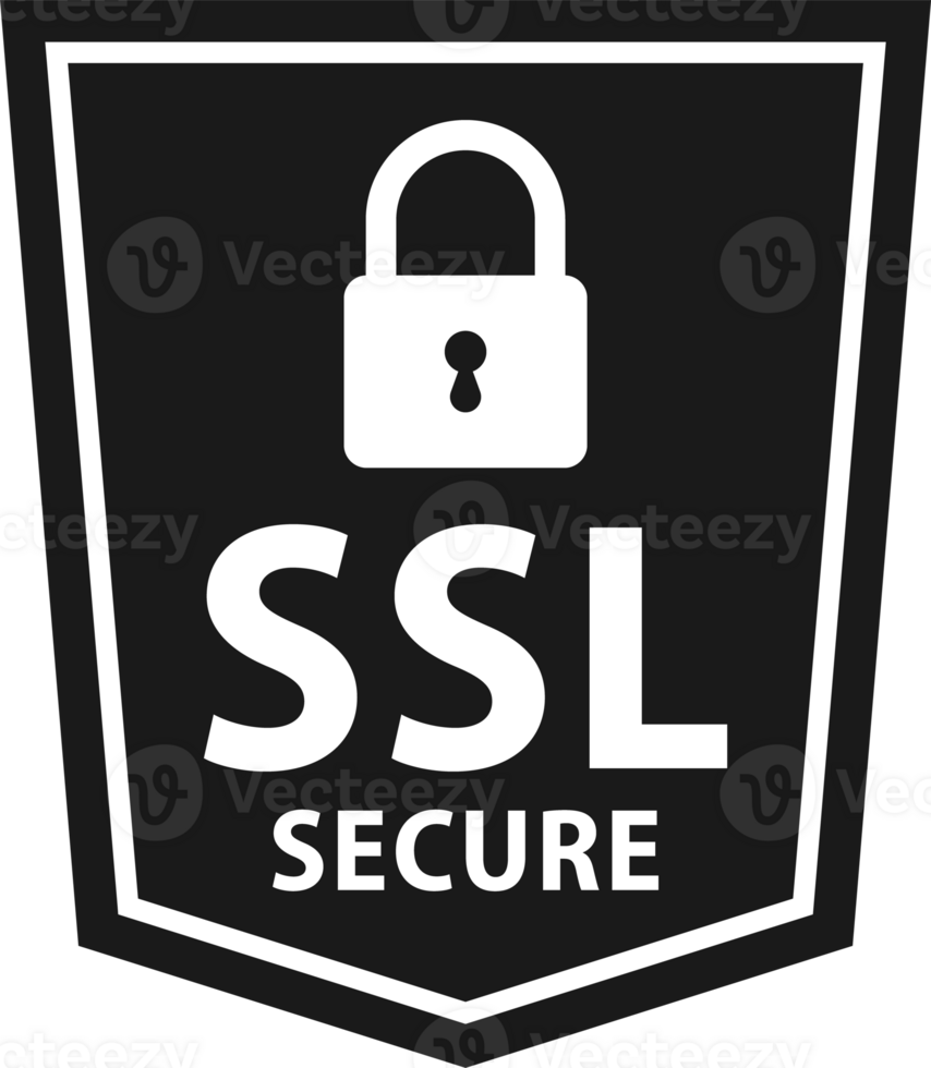 Secure connection. SSL shield protected. https certificate privacy icon. Ssl safe png