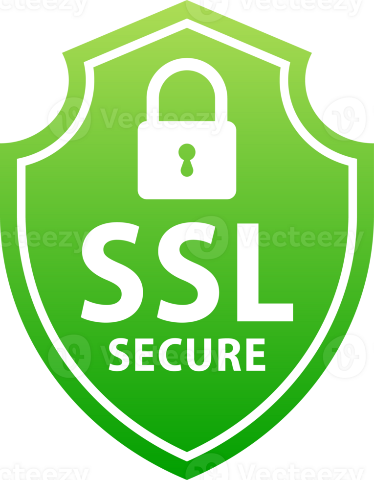 Secure connection. SSL shield protected. https certificate privacy icon. Ssl safe png