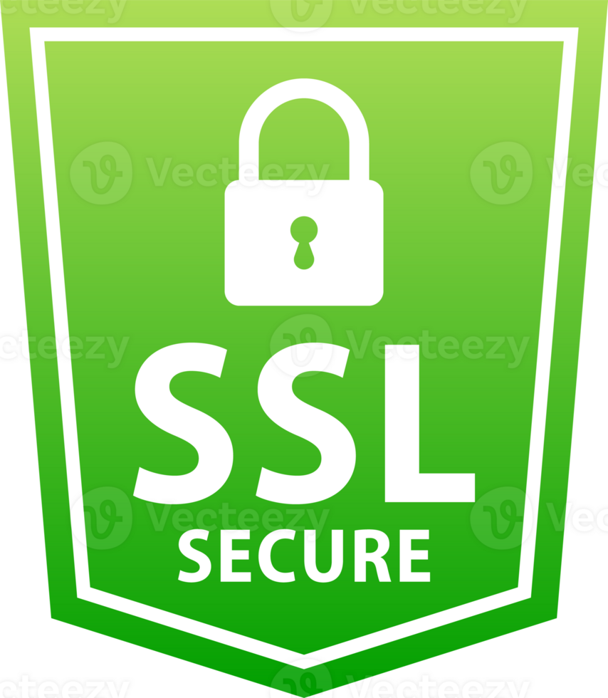 Secure connection. SSL shield protected. https certificate privacy icon. Ssl safe png