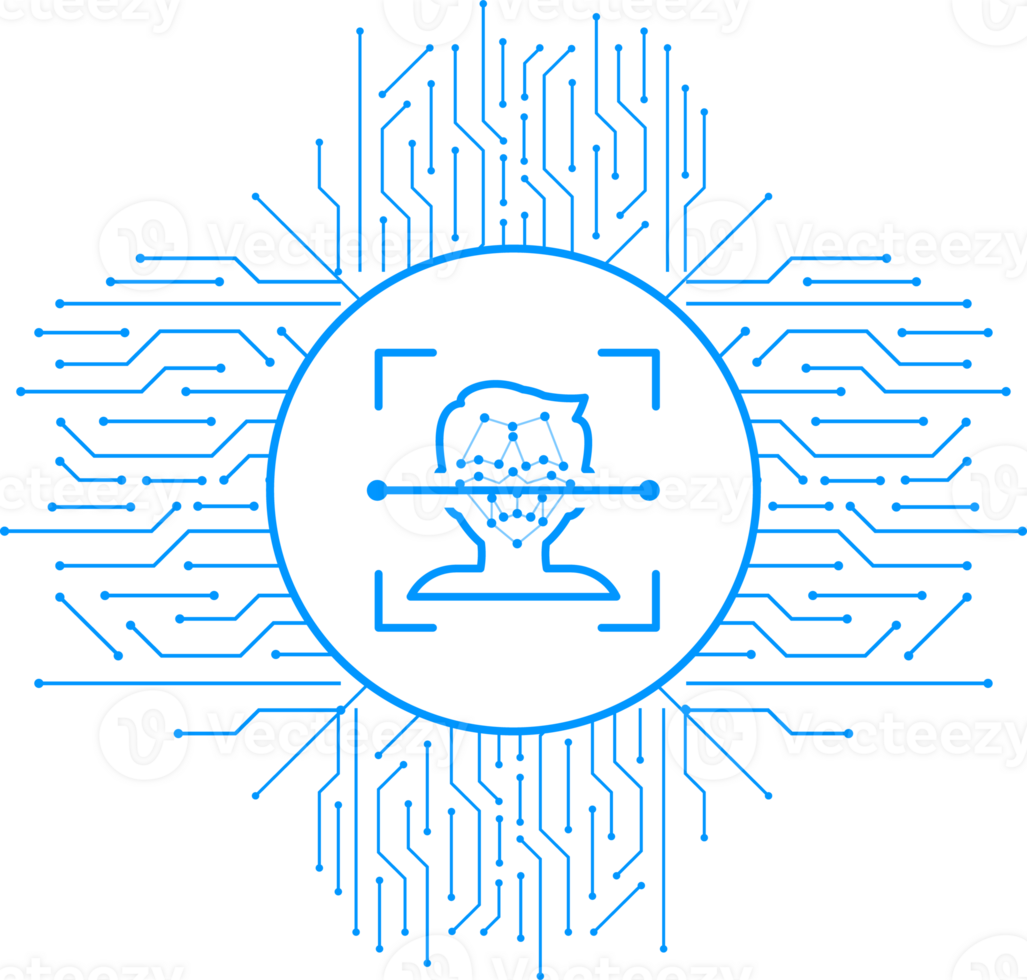 Face ID scan. Face recognition grid. Personal data security. Biometric identification png