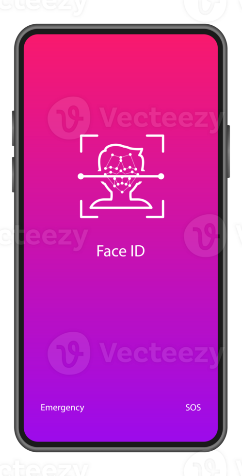 Smartphone with passcode lock screen interface. Protecting Your Smartphone and Personal Data from Unauthorized Access png