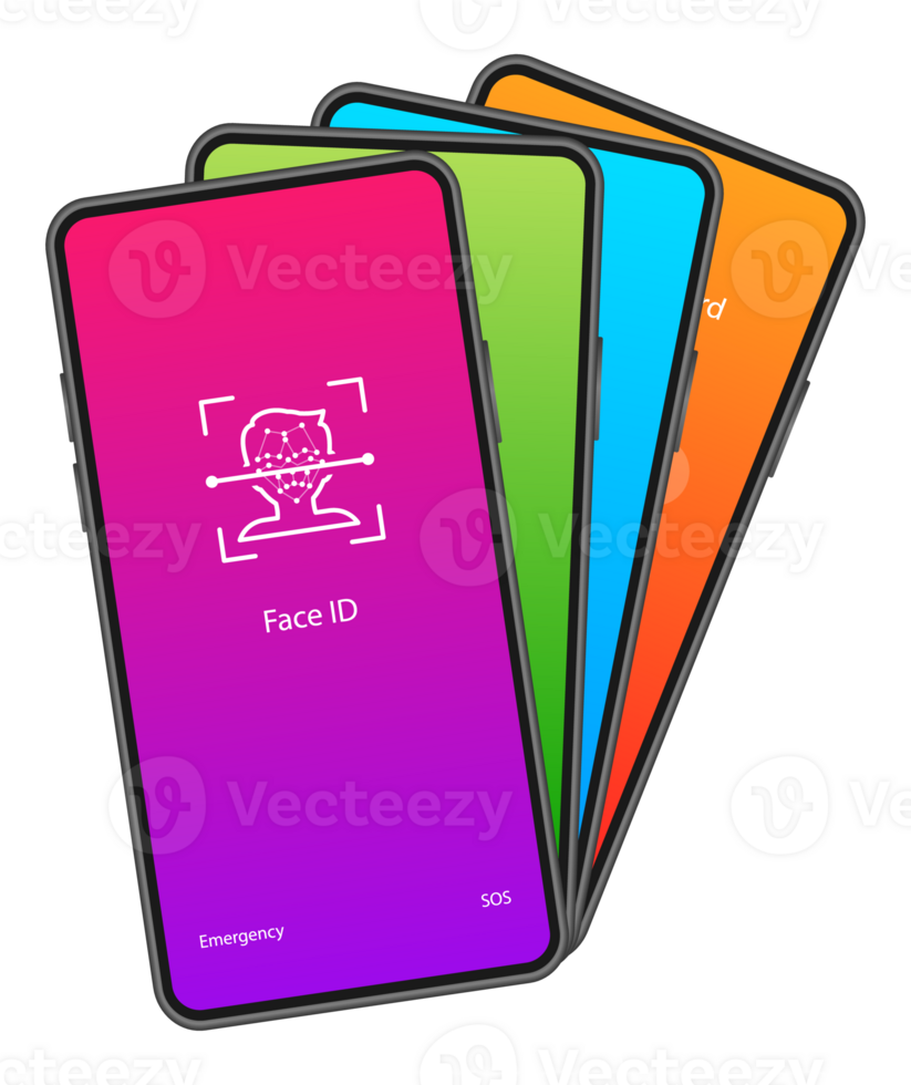 Smartphone with passcode lock screen interface. Protecting Your Smartphone and Personal Data from Unauthorized Access png