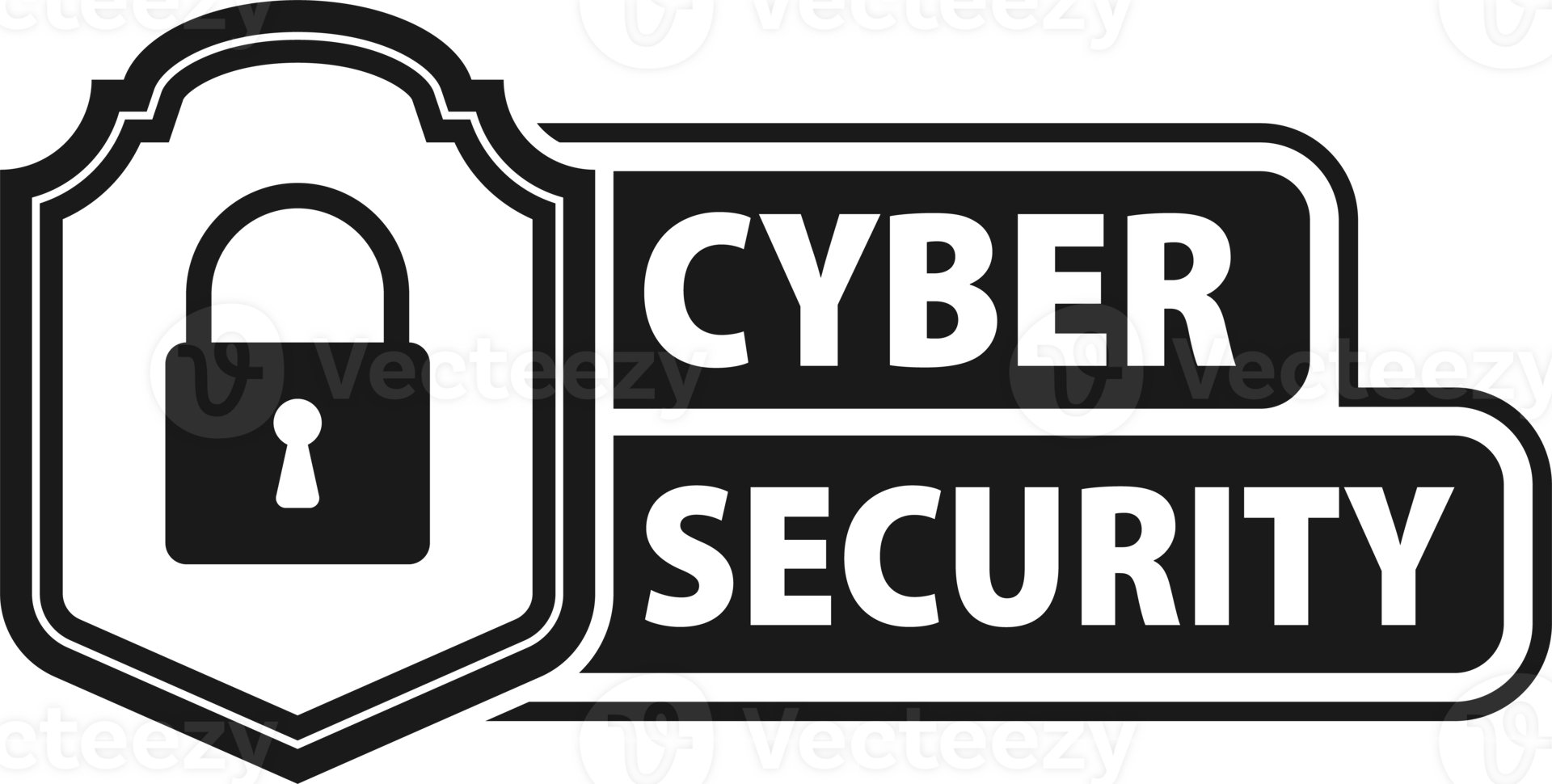 Cyber security label. Maximum protection against cyber threats and identity theft. Data protection png